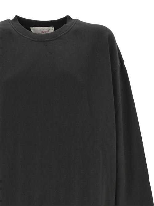 Black unisex crewneck sweatshirt Giada Benincasa | 210902